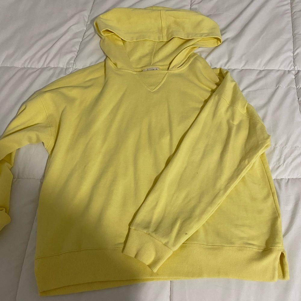 Yellow hoodie